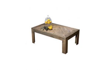 Tavolo Basso Piano intarsiato Olmo Vecchio Guarnieri Ortica CM120X70X45