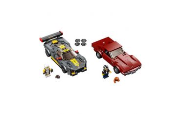 Lego Speed Champions Chevrolet Corvette C8.R e 1968 Chevrolet Corvette Set 2 Auto Giocattolo - 76903