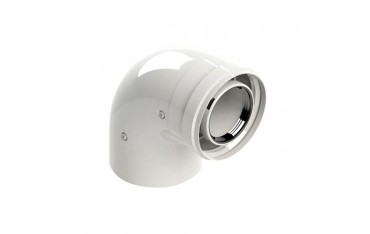 Curva coassiale 60/100 condensazione a 90°