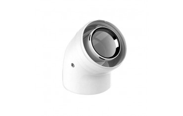 Curva coassiale 60/100 condensazione a 90°