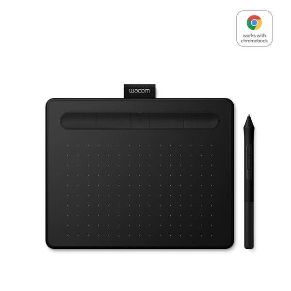 Intuos Small Bluetooth Black - Tavoletta Con Penna - Wacom - WCM.CTL-4100WLK-S
