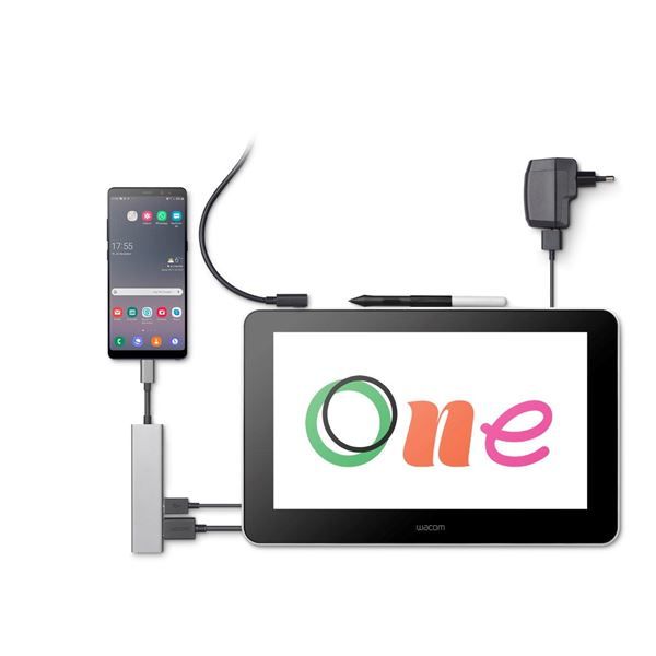 Wacom One 13\" -  Display Creativo Con Penna - Wacom - WCM.DTC133W0B