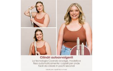 Asciugacapelli Flexstyle Set Completo (hd440sleu) - Champagne - Shark - SHR.HD440SLEU