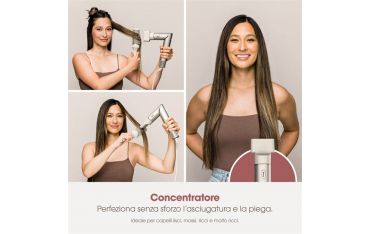 Asciugacapelli Flexstyle Set Completo (hd440sleu) - Champagne - Shark - SHR.HD440SLEU