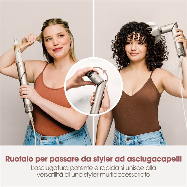 Asciugacapelli Flexstyle Set Completo (hd440sleu) - Champagne - Shark - SHR.HD440SLEU