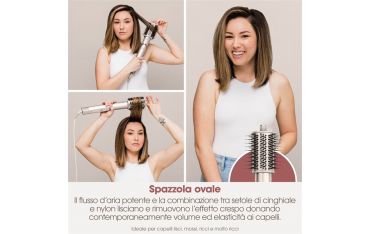Asciugacapelli Flexstyle Set Completo (hd440sleu) - Champagne - Shark - SHR.HD440SLEU