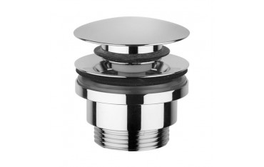 Piletta di scarico Click Clack in ottone cromato universale