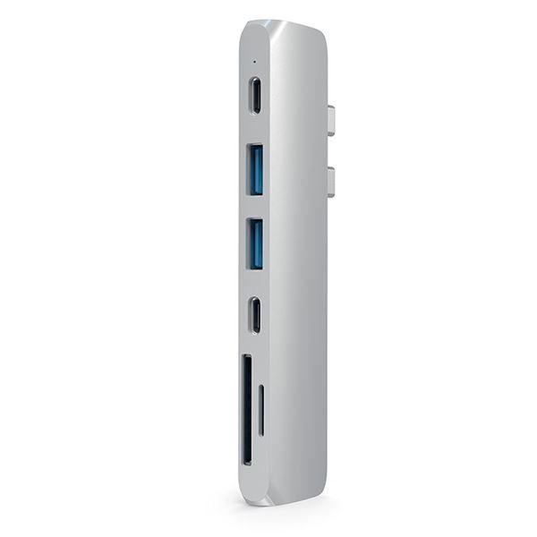 Pro Hub Usb-c Con 4k Hdmi + Usb-c + Card Reader Silver - Satechi - STC.ST-CMBPS