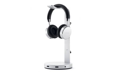 Stand Per Cuffie Hub Usb In Alluminio - Silver - Satechi - STC.ST-UCHSHS