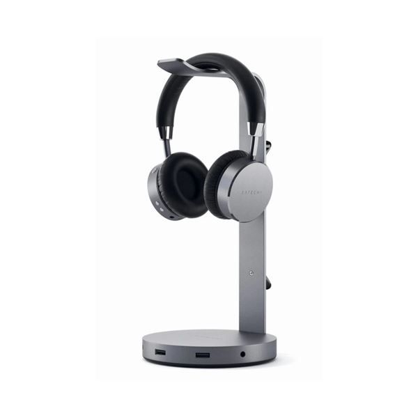 Stand Per Cuffie Hub Usb In Alluminio- Space Gray - Satechi - STC.ST-UCHSHM