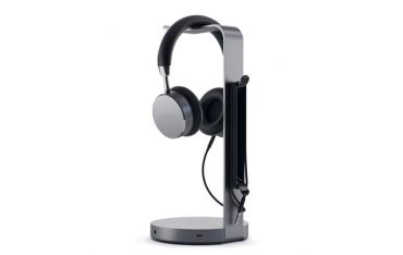 Stand Per Cuffie Hub Usb In Alluminio- Space Gray - Satechi - STC.ST-UCHSHM