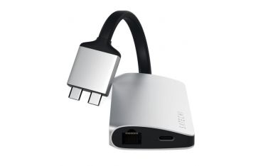Adattatore Multimediale Type-c Doppio - Silver - Satechi - STC.ST-TCDMMAS