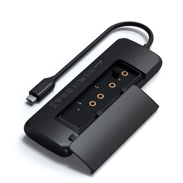 Hub Usb-c Hybrid Multiport Adapter Con Ssd - Black - Satechi - STC.ST-UCHSEK