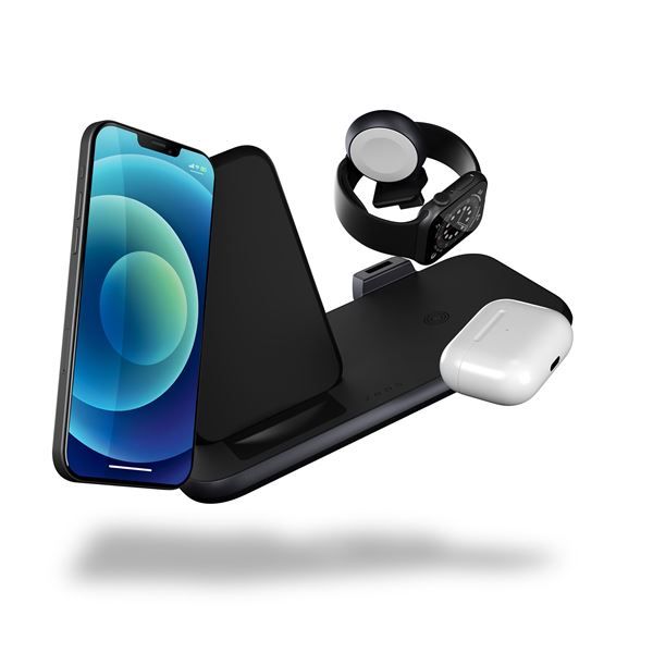 Stand Ricarica Wireless 4-in-1 Alluminio - Zens - ZNS.ZEDC15B/00