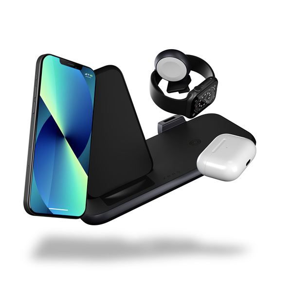 Stand Ricarica Wireless 4-in-1 Alluminio - Zens - ZNS.ZEDC15B/00