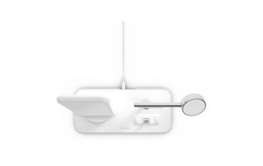 Supporto Ricarica Wireless Qi + Lightning Dock+watch - Alluminio Bianco - Zens - ZNS.ZEDC07W/00