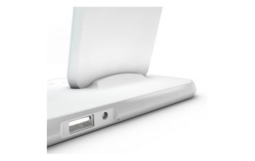 Supporto Ricarica Wireless Qi + Lightning Dock+watch - Alluminio Bianco - Zens - ZNS.ZEDC07W/00