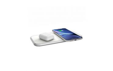 Tappetino Di Ricarica Wireless Qi Doppio 10w - Alluminio Bianco - Zens - ZNS.ZEDC04W/00