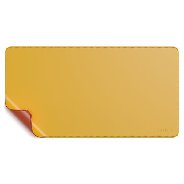 Deskmate - Sottomano In Ecopelle - Giallo/arancione - Satechi - STC.ST-LDMYO