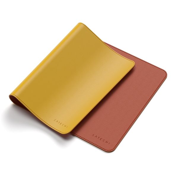 Deskmate - Sottomano In Ecopelle - Giallo/arancione - Satechi - STC.ST-LDMYO