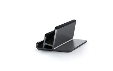 Stand Verticale Doppio Per Laptop In Alluminio - Space Gray - Satechi - STC.ST-ADVSM