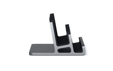 Stand Verticale Doppio Per Laptop In Alluminio - Space Gray - Satechi - STC.ST-ADVSM