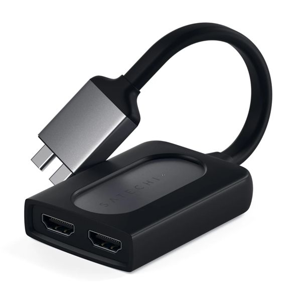 Adattatore Hdmi Type-c Doppio - Space Gray - Satechi - STC.ST-TCDHAM