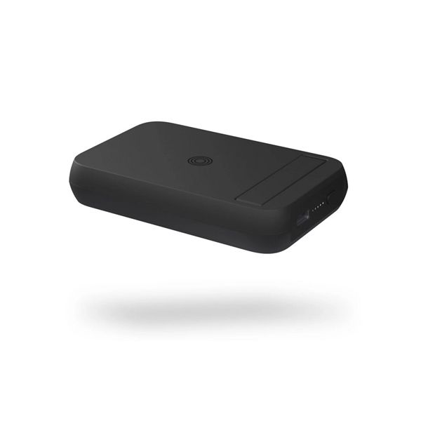 Magnetic Powerbank Wireless+kickstand+receiver - Black - Zens - ZNS.ZEPP02M/00