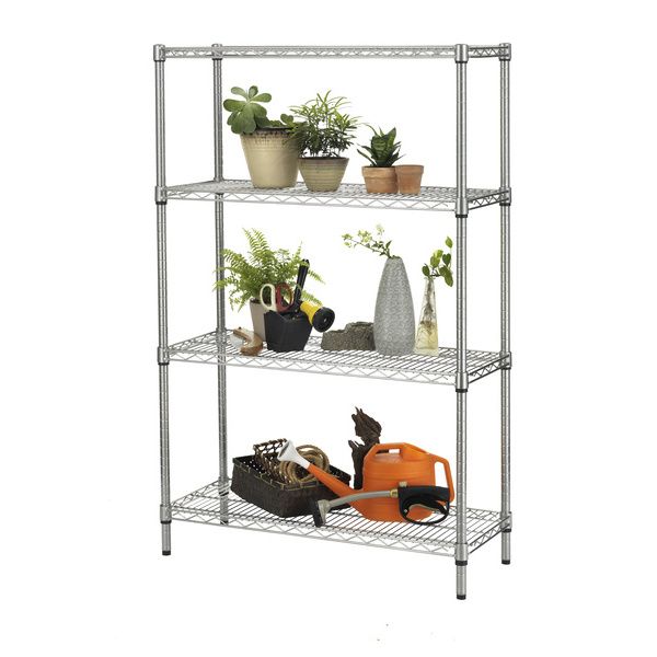 Libreria Robusta Fin Outdoor Con 4 Piani Cm 36 X 90 X 137 Linea Archimede Serena Group - ZN1436-4