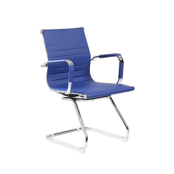 Poltrona Attesa Dallas In Pu Con Braccioli Serena Group Blu - HC9813G