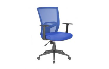 Poltrona Operativa New Orleans Con Braccioli Serena Group Blu - H4056B