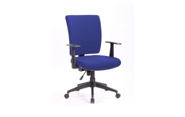 Poltrona Operativa New Orleans Con Braccioli Serena Group Blu - H4265B