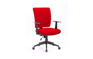 Poltrona Operativa New Orleans Con Braccioli Serena Group Rosso - H4265R