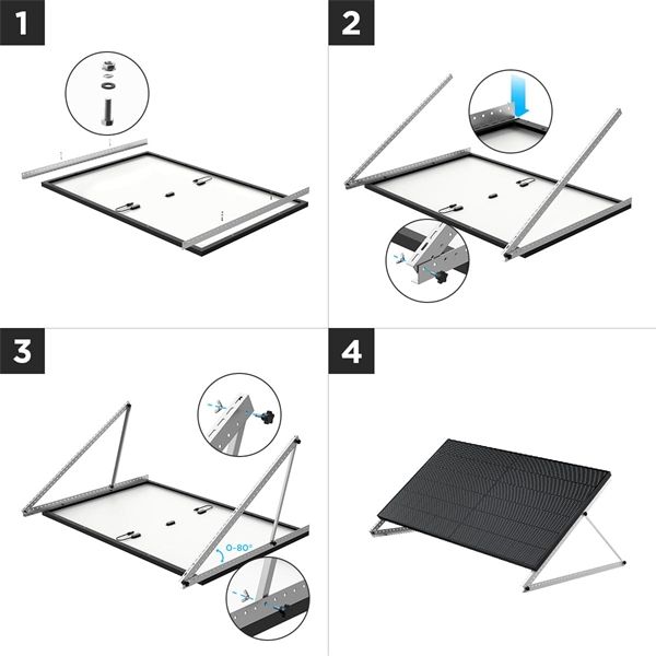 50\'\' Tilt Mount Bracket - Ecoflow - ECW.AA-FRAME-50IN