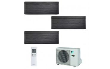 Climatizzatore Daikin Trial Split STYLISH Blackwood inverter R 32 bluevolution 9000+9000+9000 con 3MXM52M 9+9+9