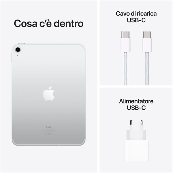 Ipad 10.9\" Wi-fi 256gb Argento - Apple - APP.MPQ83TY/A