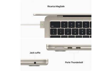 Macbook Air 13\" M2 Core 8 Cpu Core 10 Gpu 8gb/512gb - Galassia - Apple - APP.MLY23T/A