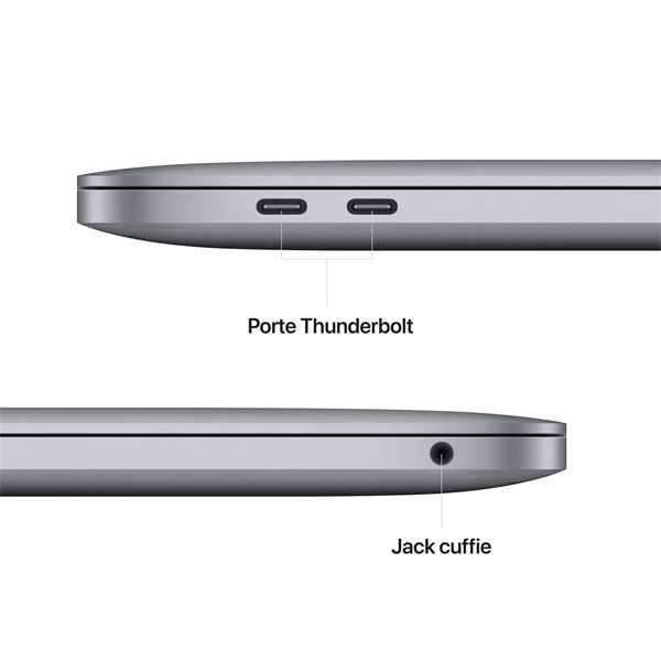 Macbook Pro 13\" M2 Core 8 Cpu Core 10 Gpu 512gb Ssd - Grigio Siderale - Apple - APP.MNEJ3T/A