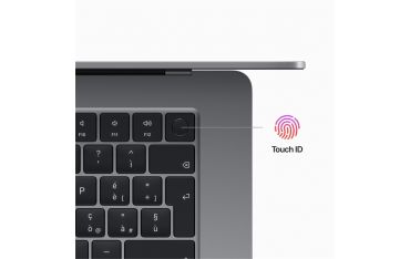 Macbook Air 15\" M2 Chip 8-core Cpu 10-core Gpu 256gb - Grigio Siderale - Apple - APP.MQKP3T/A