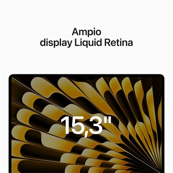 Macbook Air 15\" M2 Chip 8-core Cpu 10-core Gpu 256gb - Galassia - Apple - APP.MQKU3T/A