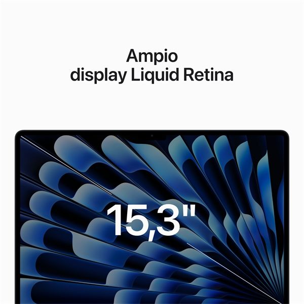 Macbook Air 15\" M2 Chip 8-core Cpu 10-core Gpu 512gb - Mezzanotte - Apple - APP.MQKX3T/A