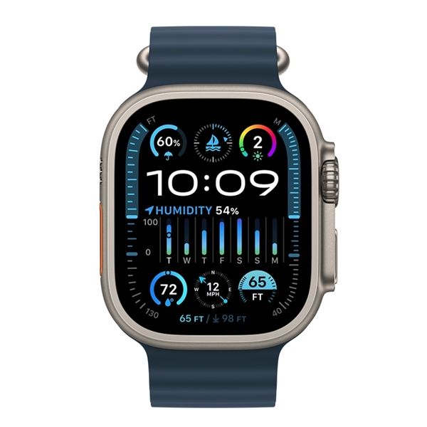 Watch Ultra 2 Gps + Cellular 49mm Titanio - Cinturino Ocean Blu - Apple - APP.MREG3TY/A