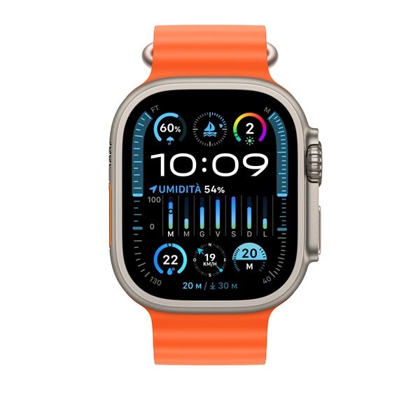 Cinturino Ocean Arancione 49mm - Apple - APP.MT653ZM/A