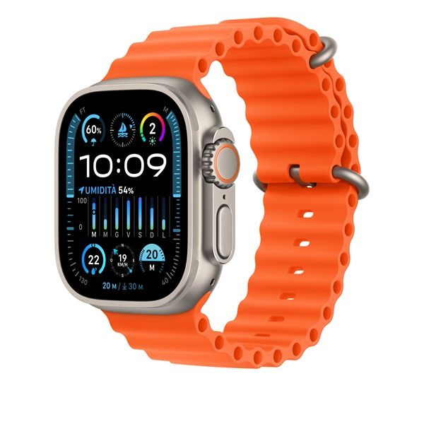 Cinturino Ocean Arancione 49mm - Apple - APP.MT653ZM/A