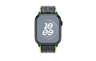 Cinturino Nike Sport Loop Bright Green/blu 45mm - Apple - APP.MTL43ZM/A