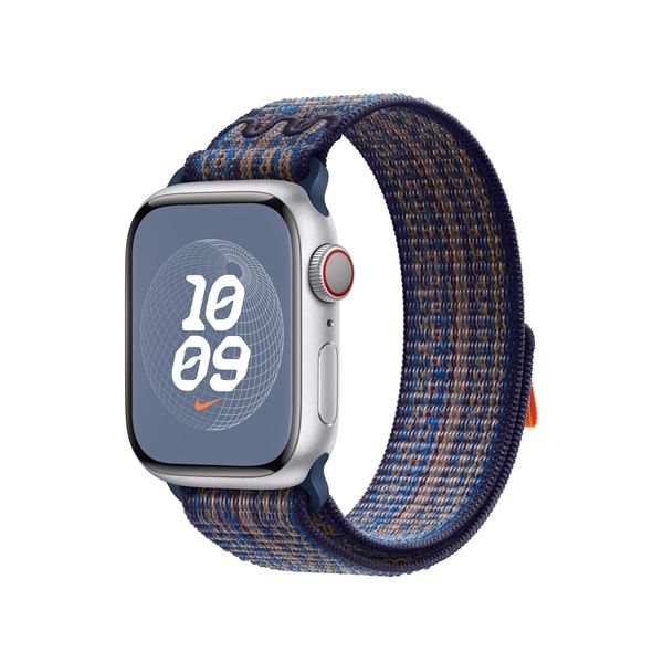 Cinturino Nike Sport Loop Game Royal/arancione 41mm - Apple - APP.MTL23ZM/A