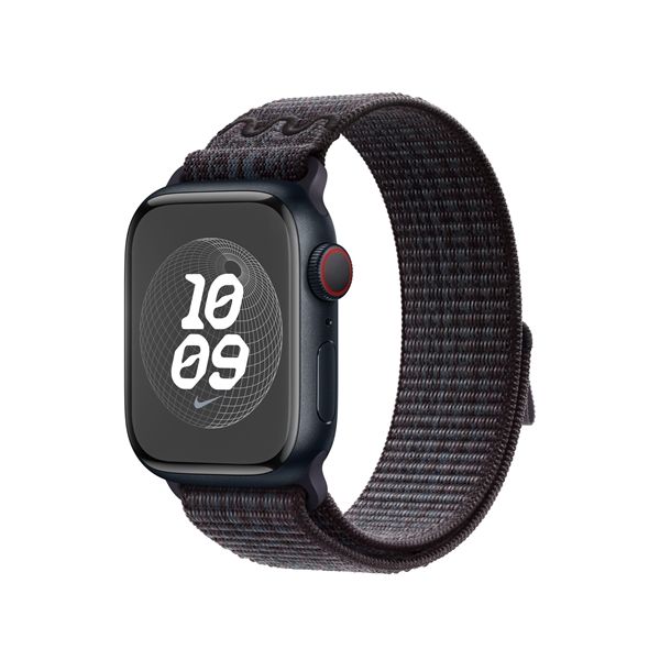 Cinturino Nike Sport Loop Nero/blu 41mm - Apple - APP.MUJV3ZM/A