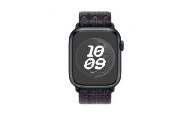 Cinturino Nike Sport Loop Nero/blu 45mm - Apple - APP.MUJX3ZM/A