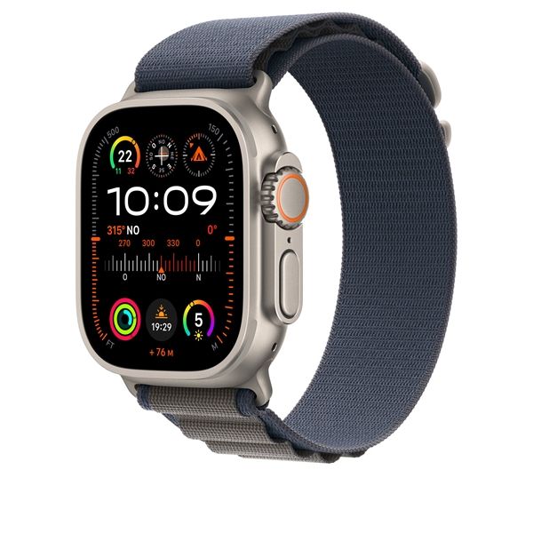 Cinturino Alpine Loop Blu 49mm - L - Apple - APP.MT5M3ZM/A