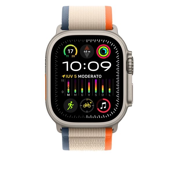 Cinturino Trail Loop Arancione/beige - M/l - Apple - APP.MT5X3ZM/A